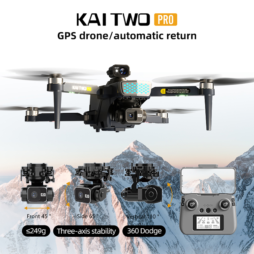 KAI TWO PRO GPS Drone 4K Profe - Rc Helicopter Electric reseña y precio