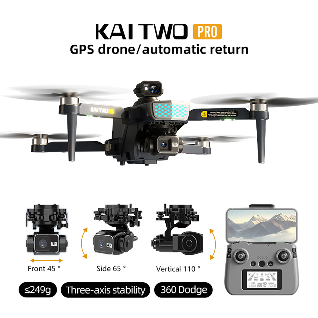 KAI TWO PRO GPS Drone 4K Profe - Rc Helicopter Electric reseña y precio