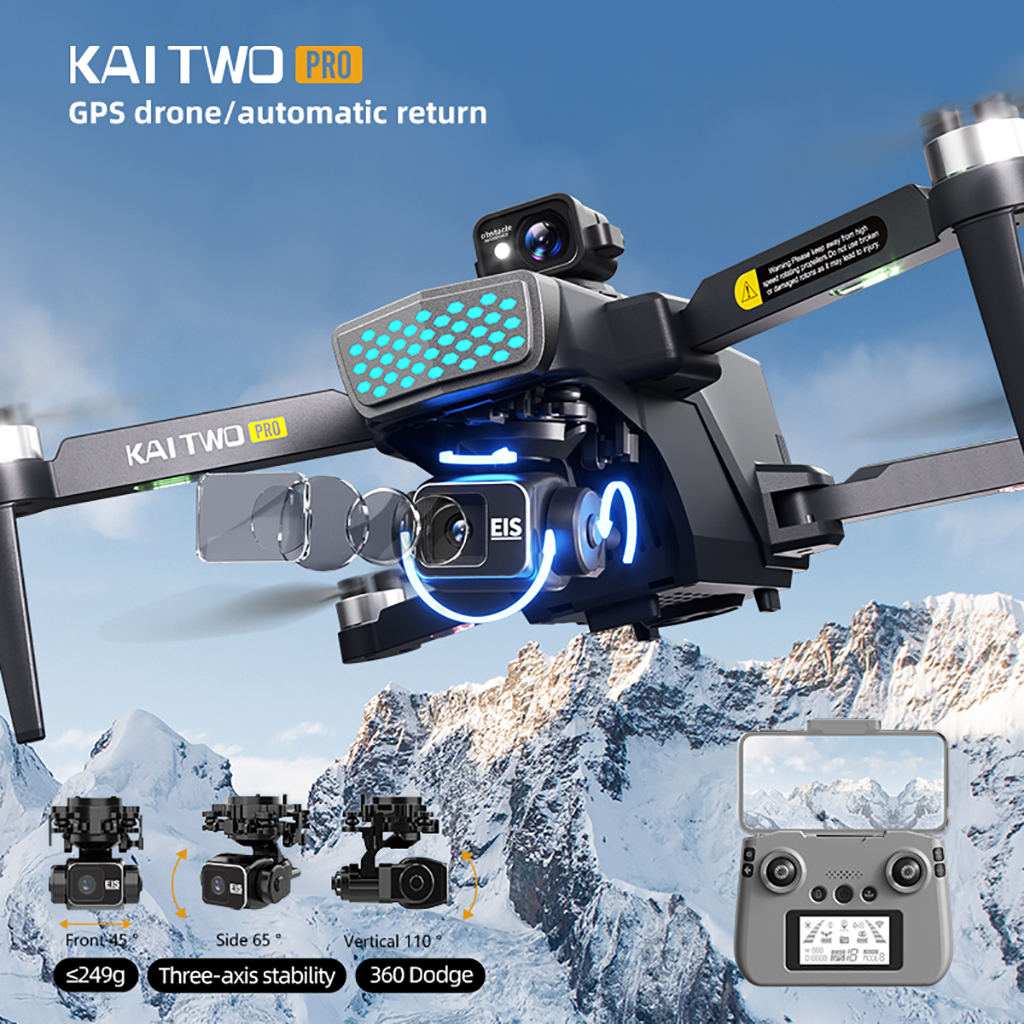 KAI TWO PRO GPS Drone 4K Profe - Rc Helicopter Electric reseña y precio