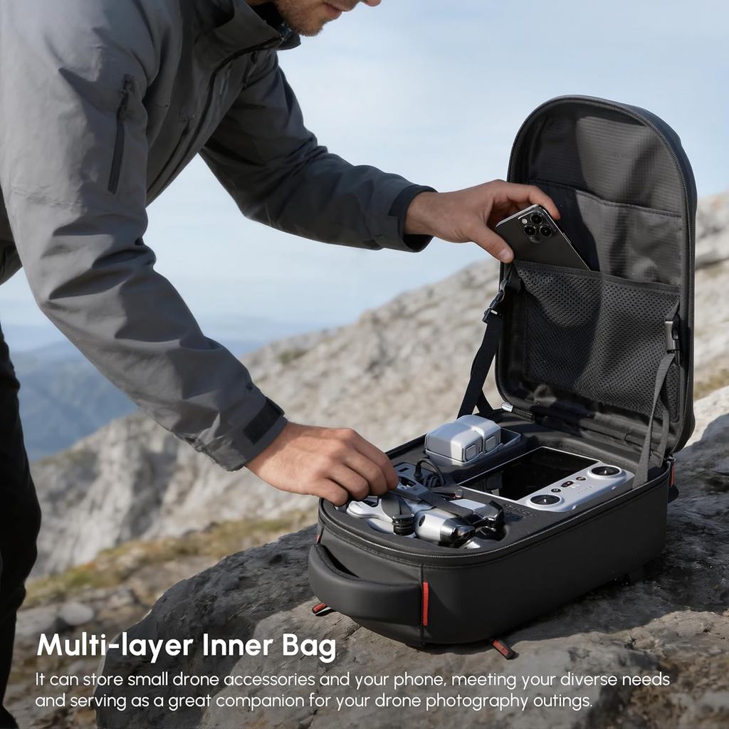 Waterproof Hard Carrying Backp - Rc Helicopter Bag reseña y precio