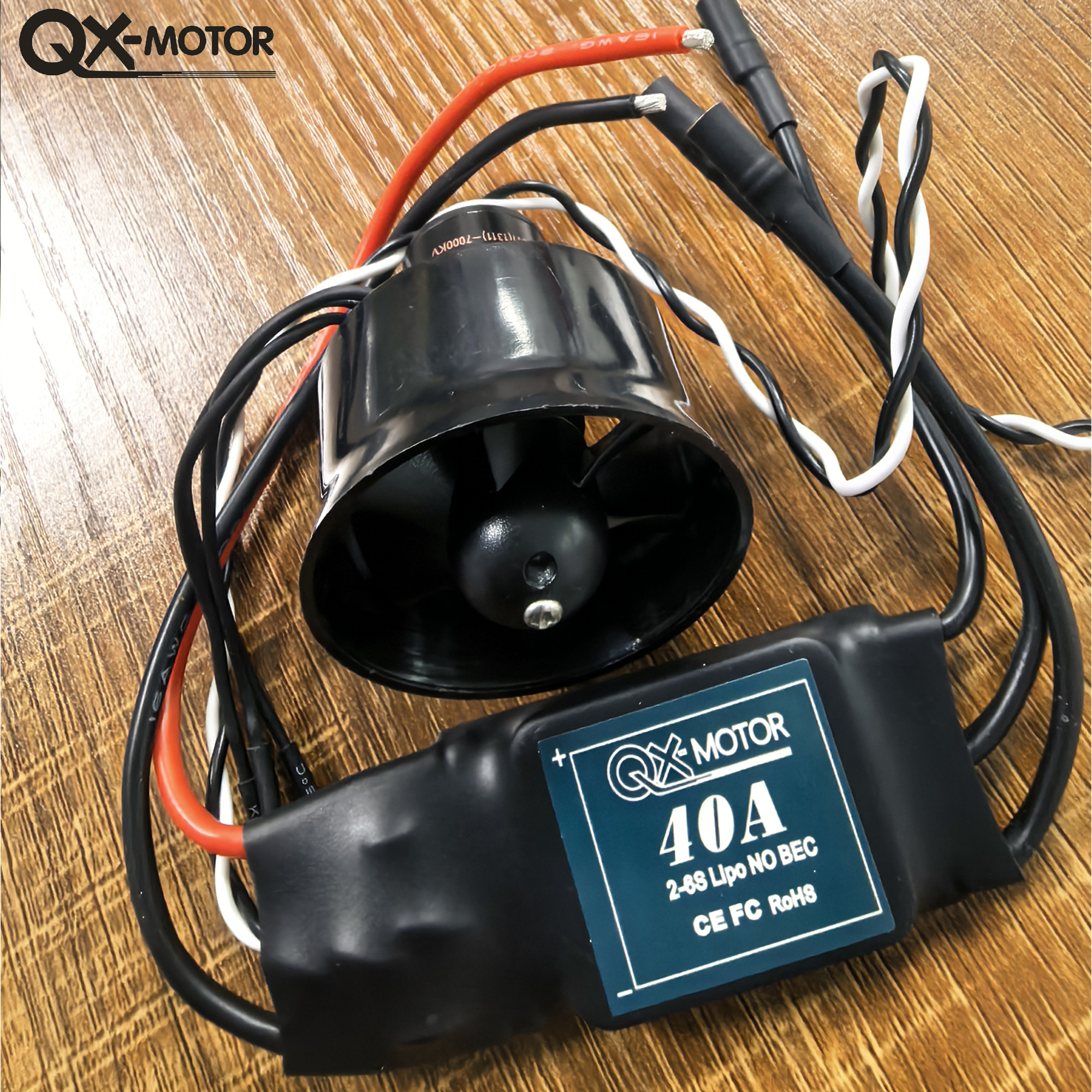 QX-MOTOR 30mm EDF 6 Blades fan - Rc Helicopter Blade reseña y precio