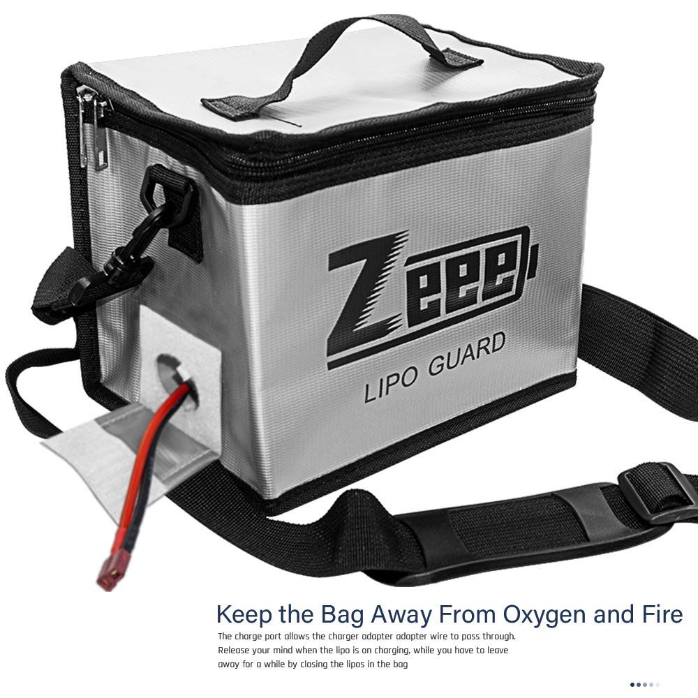 Zeee Lipo Battery Safe Bag 215 - Rc Helicopter Bag reseña y precio