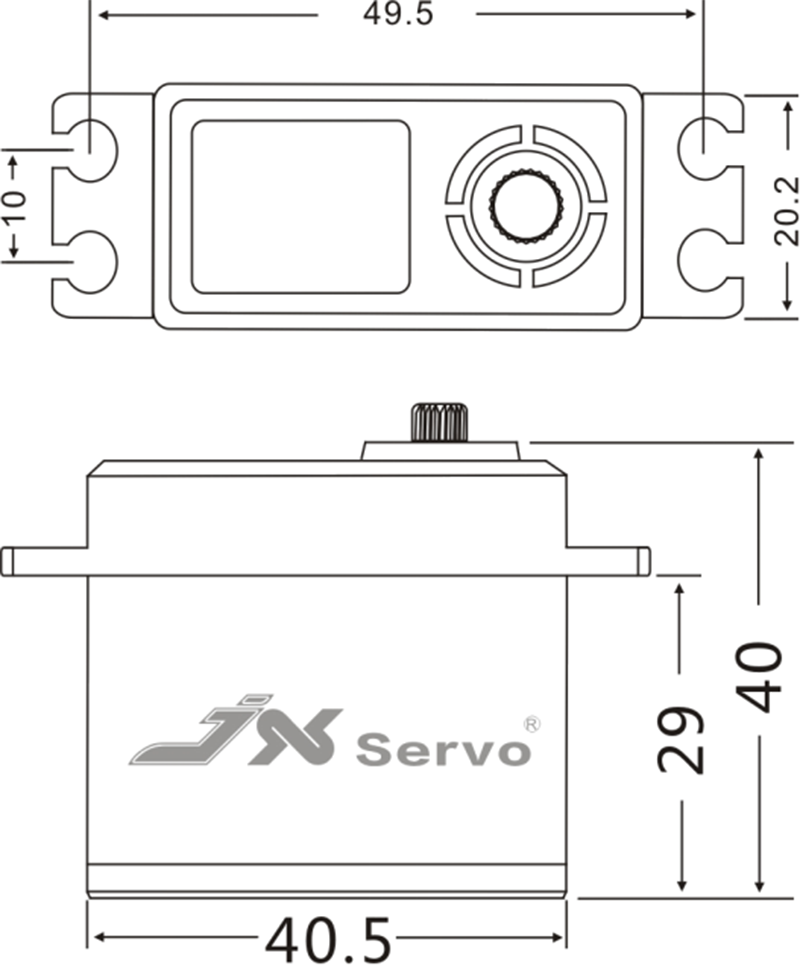 JX Servo CLS-6322HV 22KG High  - Rc Helicopter Servo reseña y precio