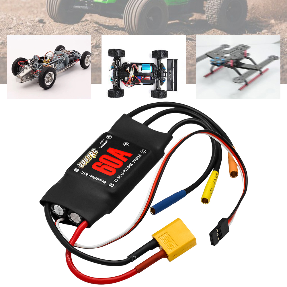 60A Brushless ESC 2-6S Electri - Rc Helicopter Electric reseña y precio