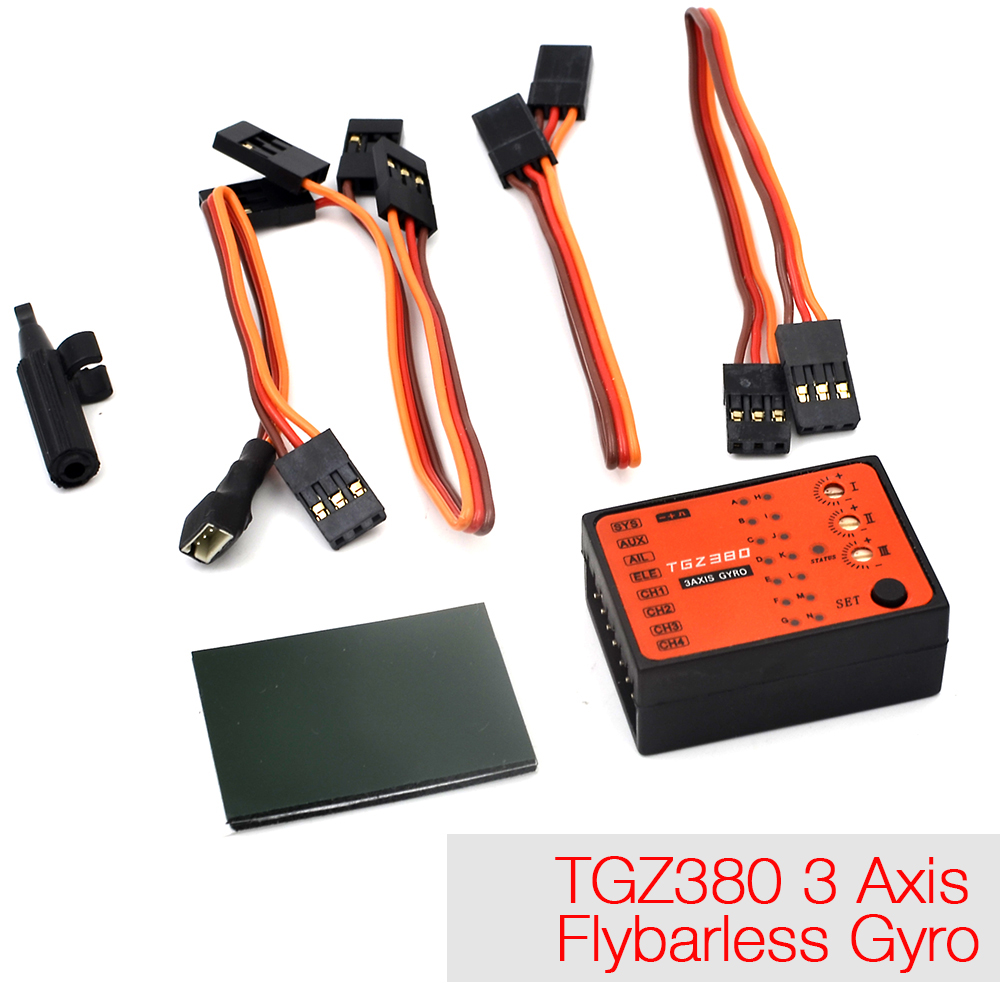 TGZ380 3 Axis Flybarless Gyro  - Rc Helicopter Gyro reseña y precio
