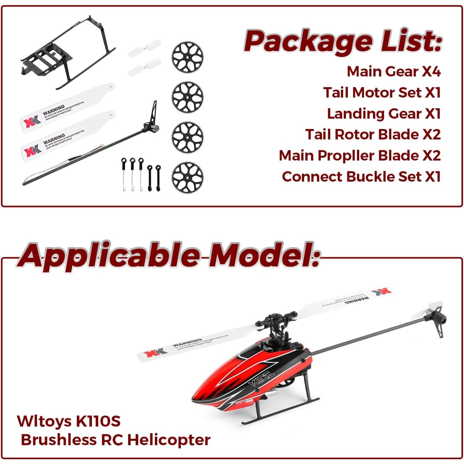 Spare Accessory Kit, Compatibl - Rc Helicopter Remote Control reseña y precio