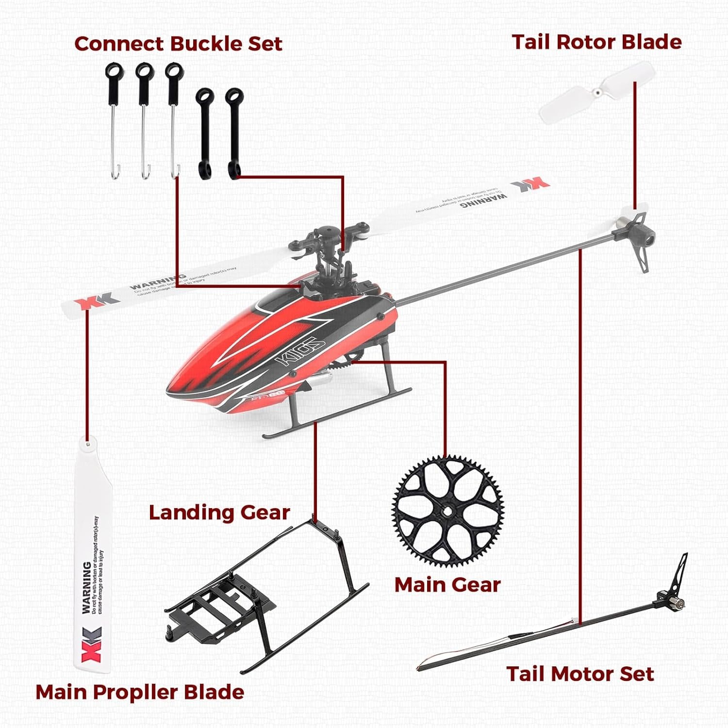Spare Accessory Kit, Compatibl - Rc Helicopter Remote Control reseña y precio