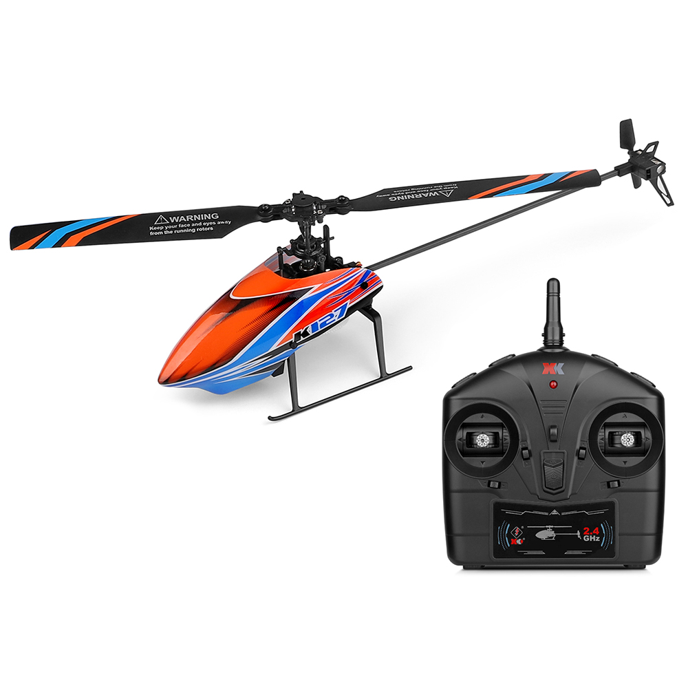 WLtoys XK K127 2.4G 4CH 6-Aixs - Rc Helicopter Gyro reseña y precio