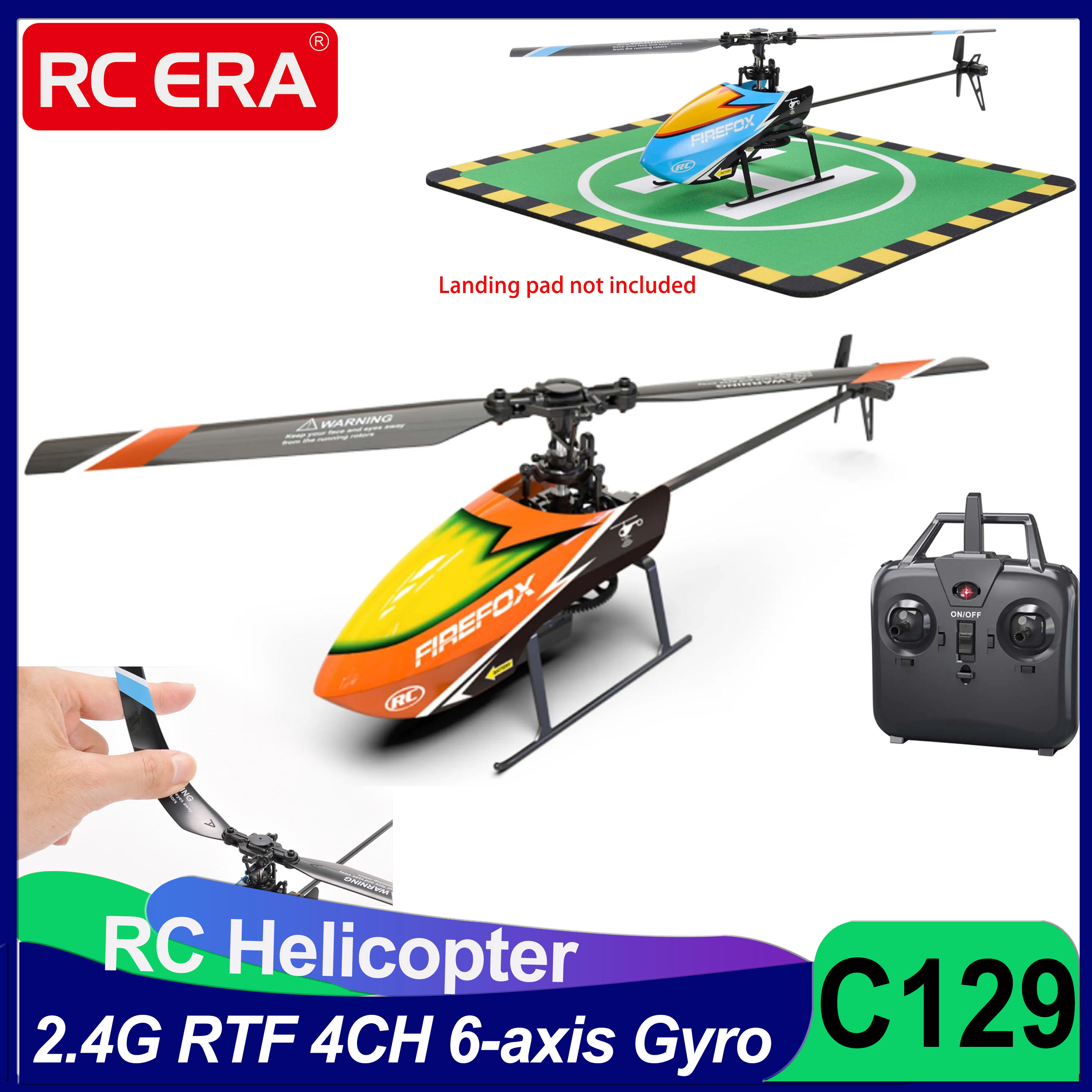C129 RC Helicopter RTF 4CH 6-a - Rc Helicopter Large reseña y precio