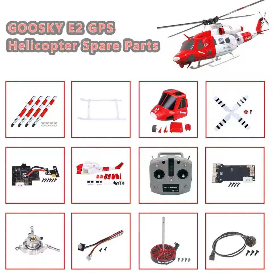 GOOSKY E2 GPS UH-1Y Helicopter - Rc Helicopter Bag reseña y precio