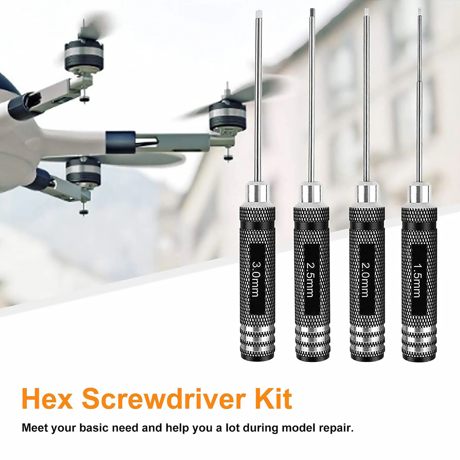4Pcs/lot RC Tools Hex Nut Scre - Rc Helicopter Tool Kit reseña y precio