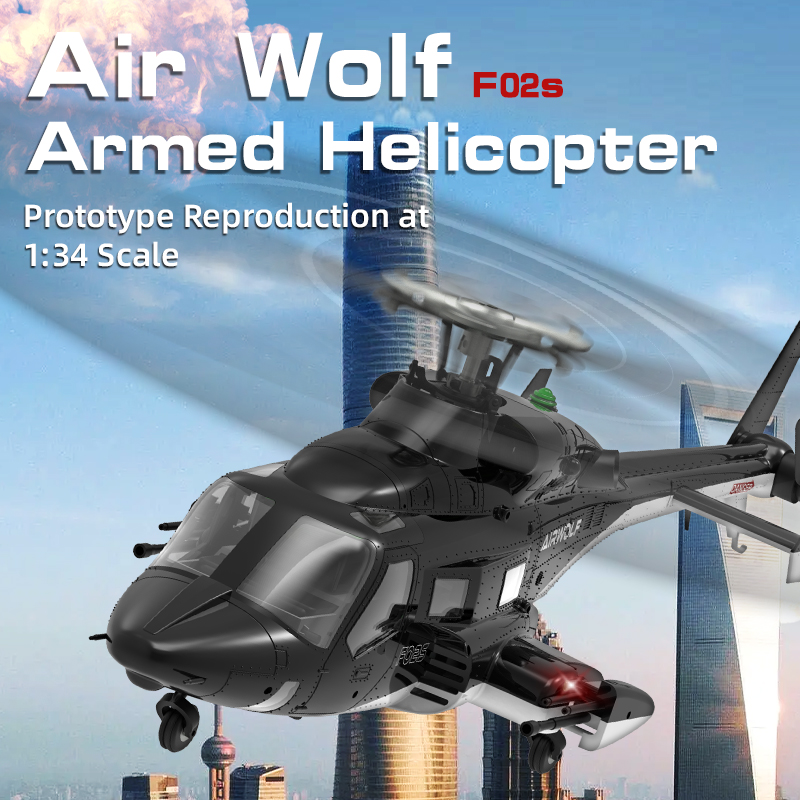 YUXIANG F02S AirWolf 2.4G 9CH  - Rc Helicopter Nitro reseña y precio