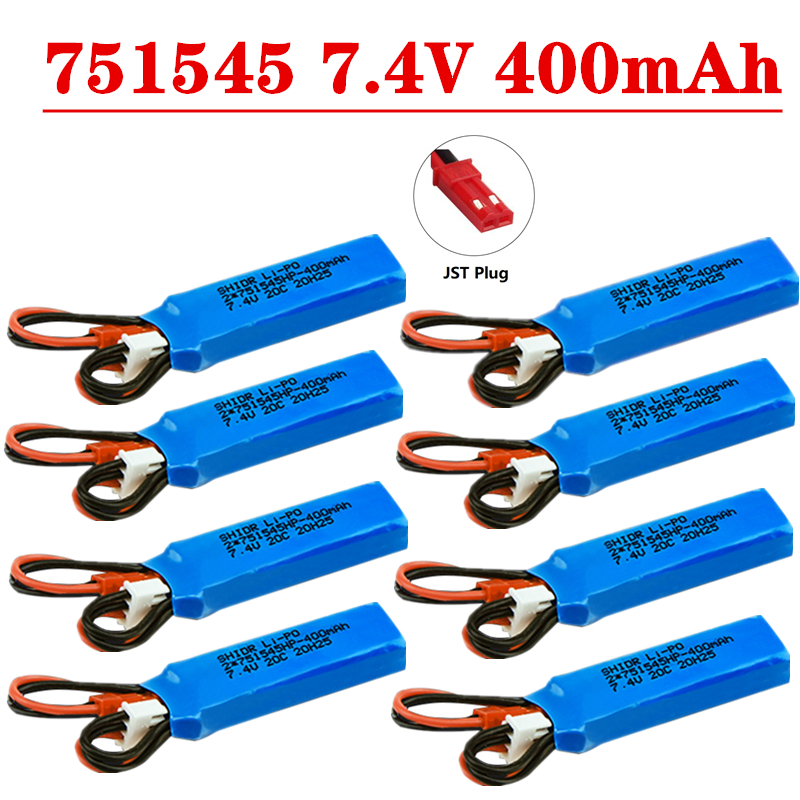 RC Car Battery 7.4V 400mah Lip - Rc Helicopter Parts reseña y precio