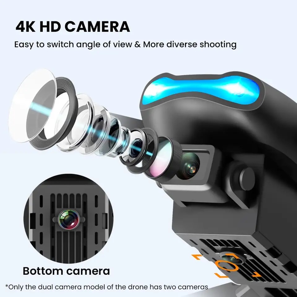 New Mini drone E99 4K WIFI HD  - Rc Helicopter Gas reseña y precio