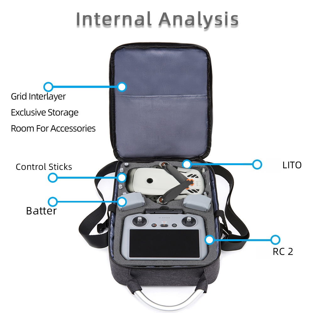 Protective Bag For DJI Lito X1 - Rc Helicopter Bag reseña y precio