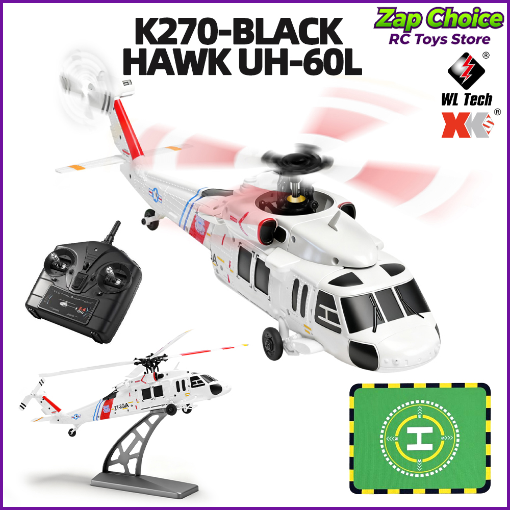 Wltoys K270 Black Hawk UH-60L  - Rc Helicopter Gyro reseña y precio